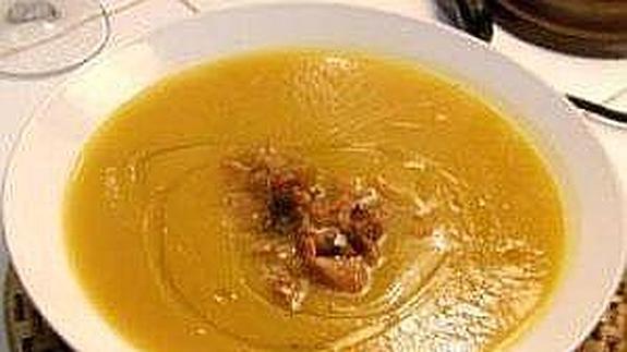 Crema de champiñones